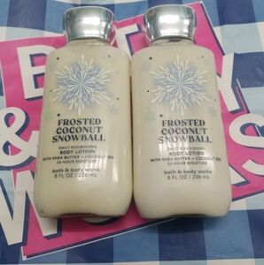 BBW Frosted Coconut Snowball Body Lotions (2)